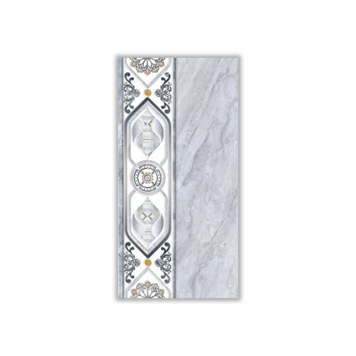 Elina-11 Decor - 30x60 cm, Whitebody, 9, ‌BIIa (3-6%), Glossy