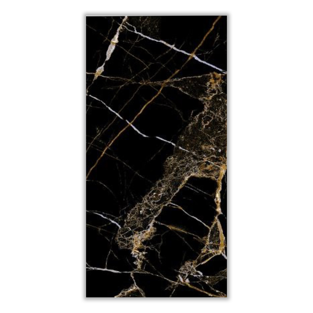 Esparto Black - 60x120 cm, Porcelain, 12, ‌BIa (0-0.5%), Polished