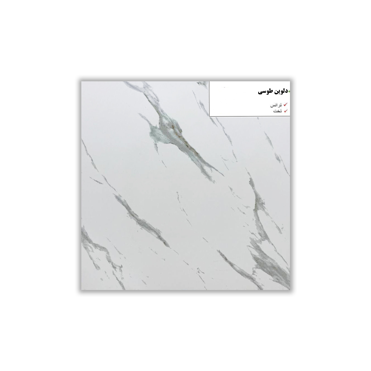 Delvin - 30x30 cm, Redbody, 9.5, ‌BIIb (6-10%), Glossy