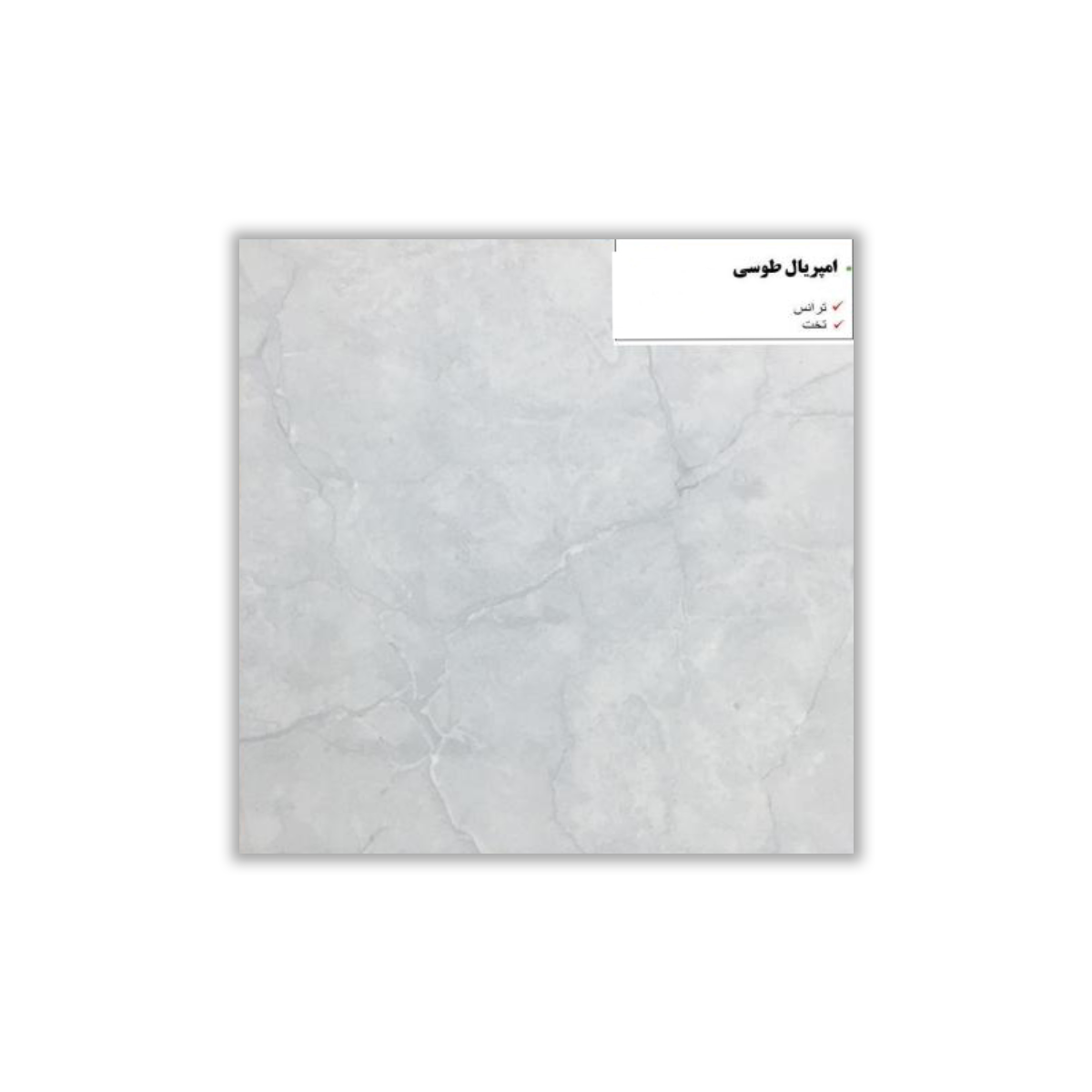 Emperial Gray - 30x30 cm, Redbody, 9.5, ‌BIIb (6-10%), Glossy