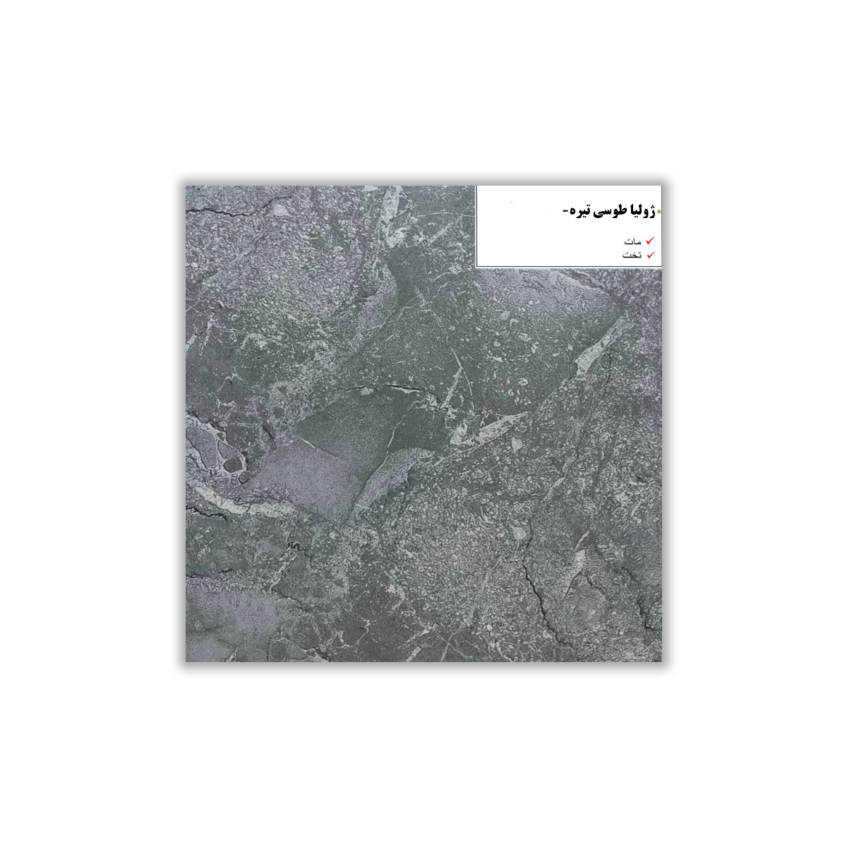 Zholia - 30x30 cm, Whitebody, 9.5, ‌BIIa (3-6%), Glossy