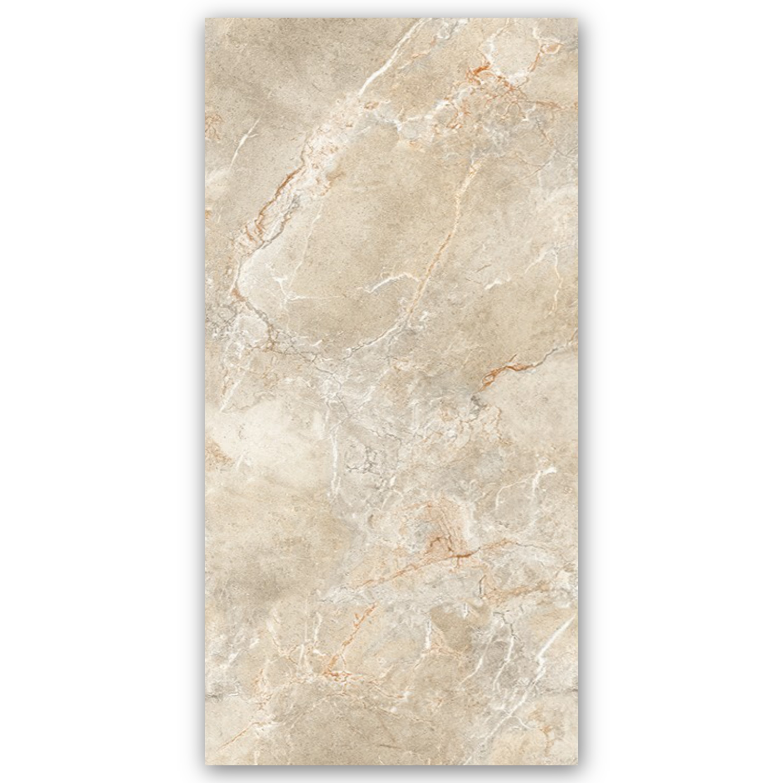 CREAM_RASEL - 60x120 cm, Whitebody, 11, ‌BIIa (3-6%), Glossy