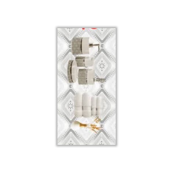 Dina Gray Decor2 - 30x60 cm, Whitebody, 9