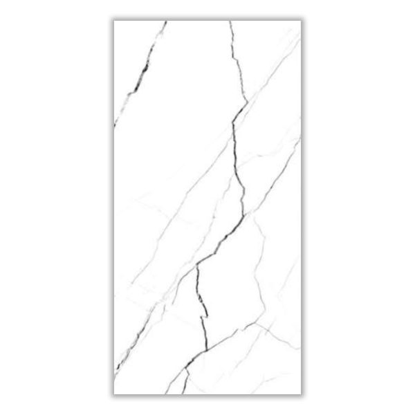 Luna White - 80x160 cm, Porcelain, 12